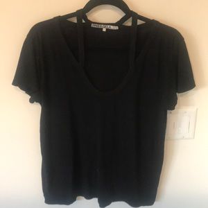 Pam & Gela black tee shirt. Size L.